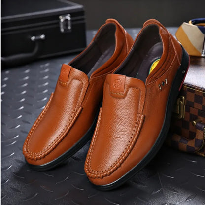 2024 Men's Orthopedic Walking Shoes, British Business Leather Shoes